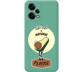 Funda Silicona Líquida Verde Xiaomi Redmi Note 12 Pro+ Plus 5G Culo Natural