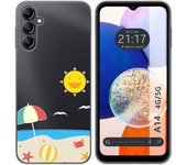 Funda Silicona Transparente Samsung Galaxy A14 4G / 5G Playa