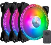 MasterFan MF120 Ventilador PC 120 mm PWM 27 dB 2000 RPM Negro