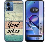 Funda Silicona Motorola Moto G14 Madera 01