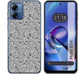 Funda Silicona Motorola Moto G14 Letras