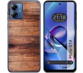 Funda Silicona Motorola Moto G14 Madera 02