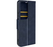 Funda para Honor X7b , Honor 90 Smart bivalva Cartera Soporte Correa Azul oscuro