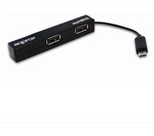 HUB USB 2.0 APPROX 4 PUERTOS MICRO USB OTG
