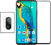 Película de Camara trasera + Vidrio templado 5D Cubierta completa para Huawei P Smart Z