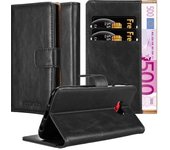 Funda Libro para Asus ZenFone 4 Selfie PRO en NEGRO GRAFITO - Cubierta Proteccion con Cierre Magnetico, Tarjetero y Funcion de Suporte - Etui Case Cover Carcasa