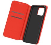 Funda Samsung Galaxy A02s libro billetera F. Soporte – Rojo