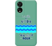 Funda Silicona Líquida Verde TCL 505 Agua