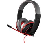 Gioteck XH100S Auriculares Alámbrico Diadema Juego Negro, Gris, Rojo