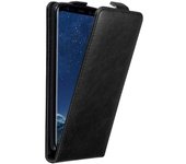 Funda para Samsung Galaxy S8 in NEGRO ANTRACITA - Cubierta Proteccion Estilo Flip con Cierre Magnetico - Etui Case Cover Carcasa