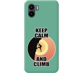 Funda Silicona Verde Xiaomi Redmi A2 Hombre Escalada