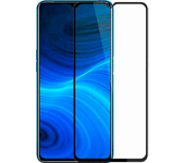 Cubierta completa de vidrio templado 5D para Xiaomi Redmi 10 Power - Transparente/Negro