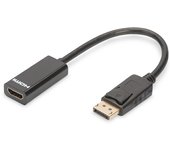 Digitus Adaptador/convertidor DisplayPort, DP - HDMI