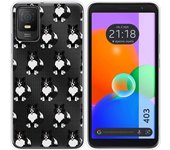 Funda Silicona Transparente TCL 403 Perros 07