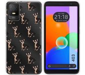 Funda Silicona Transparente TCL 403 Perros 11