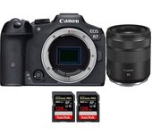 EOS R7 + RF 85mm F2 Macro IS STM + 2 SanDisk 128GB Extreme PRO UHS-II SDXC 300 MB/s + PDF MCZ DIRECT