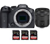 EOS R7 + RF 85mm F2 Macro IS STM + 3 SanDisk 32GB Extreme PRO UHS-II SDXC 300 MB/s + PDF MCZ DIRECT