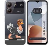 Funda Silicona Zte Blade A54 4G Avestruz