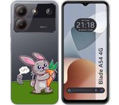 Funda Silicona Zte Blade A54 4G Conejo