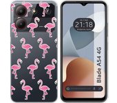 Funda Silicona Zte Blade A54 4G Flamenco