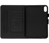 Funda con purpurina para iPad Mini 2021 con tarjetero y soporte Violeta