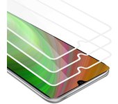 3x Pelicula Protectora para Huawei MATE 20 en TRANSPARENTE con BLANCO - Paquete de 3 Pantalla de Vidrio Templado Cobertura Completa (Tempered) Compatible 3D con Dureza 9H