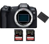 EOS R8 + 2 SanDisk 64GB Extreme PRO UHS-II SDXC 300 MB/s + 1 LP-E17 + PDF MCZ DIRECT '20 TÉCNICAS PA