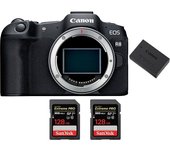 EOS R8 + 2 SanDisk 128GB Extreme PRO UHS-II SDXC 300 MB/s + 1 LP-E17 + PDF MCZ DIRECT '20 TÉCNICAS P