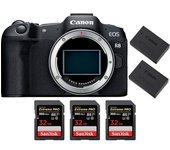 EOS R8 + 3 SanDisk 32GB Extreme PRO UHS-II SDXC 300 MB/s + 2 LP-E17 + PDF MCZ DIRECT '20 TÉCNICAS PA