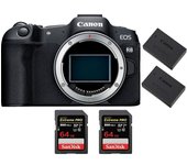 EOS R8 + 2 SanDisk 64GB Extreme PRO UHS-II SDXC 300 MB/s + 2 LP-E17 + PDF MCZ DIRECT '20 TÉCNICAS PA