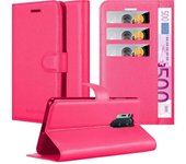 Funda Libro para Oneplus 8 pro en ROSA CEREZA - Cubierta Proteccion con Cierre Magnetico, Tarjetero y Funcion de Suporte - Etui Case Cover Carcasa