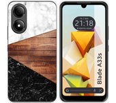 Funda Silicona Zte Blade A33s Mármol 11