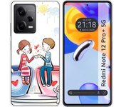 Funda Silicona Xiaomi Redmi Note 12 Pro+ Plus 5G Café