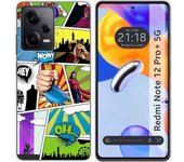 Funda Silicona Xiaomi Redmi Note 12 Pro+ Plus 5G Comic