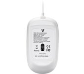 V7 Perfil bajo USB Óptico Ratón – TUV-GS