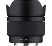 Samyang AF 12mm F2 E MILC Objetivo ultra ancho Negro