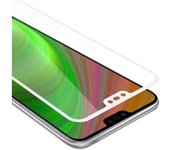 Pelicula Protectora para Honor 10 en TRANSPARENTE con BLANCO - Pantalla de Vidrio Templado Cobertura Completa (Tempered) Compatible 3D con Dureza 9H
