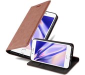 Funda Libro para Apple iPhone 6 PLUS / iPhone 6S PLUS en MARRoN CAPUCHINO - Cubierta Proteccion con Cierre Magnetico, Tarjetero y Funcion de Suporte - Etui Case Cover Carcasa