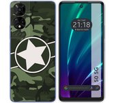 Funda Silicona TCL 50 5G Camuflaje 01