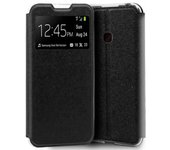 Funda Libro Soporte con Ventana para Zte Blade V10 Color Negra