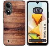 Funda Silicona Zte Blade A33s Madera 02