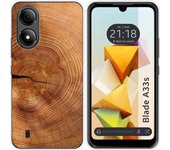 Funda Silicona Zte Blade A33s Madera 04
