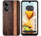 Funda Silicona Zte Blade A33s Madera 05