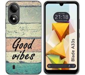 Funda Silicona Zte Blade A33s Madera 01