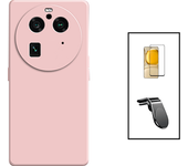 Kit de vidrio templado curvo curvo 5D 5D + Cubierta de silicona líquida + soporte magnético L Carrer