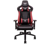 Thermaltake U Fit Silla para videojuegos universal Asiento acolchado Negro, Rojo