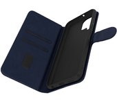 Funda Samsung Galaxy A22 Tarjetero Función Soporte Azul Oscuro