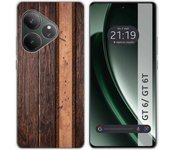 Funda Silicona Realme GT 6 / GT 6T 5G Madera 05