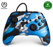 Controlador con cable - Camuflaje azul metálico - Xbox One / PC