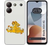 Funda Silicona Zte Blade A54 4G Leones